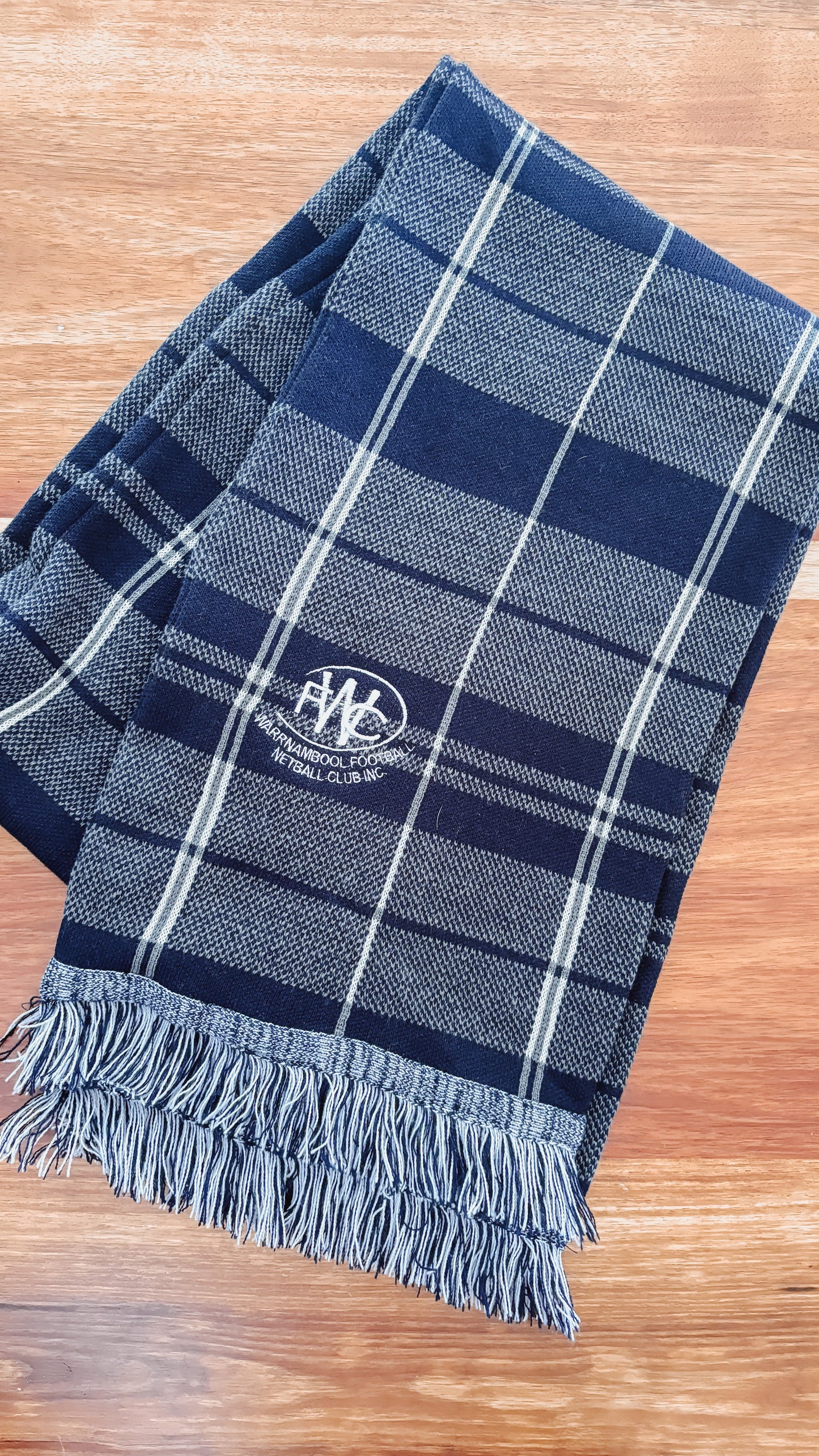 Blues Checkered Scarf
