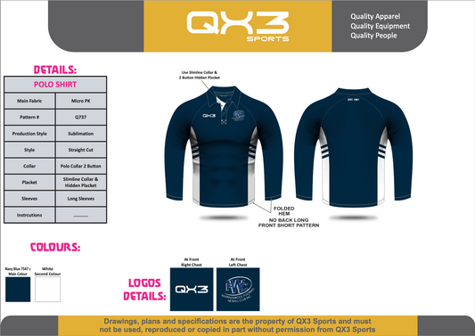 Social Polo - long sleeve