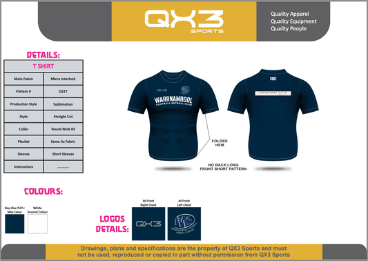 Senior Netball Training Tops
